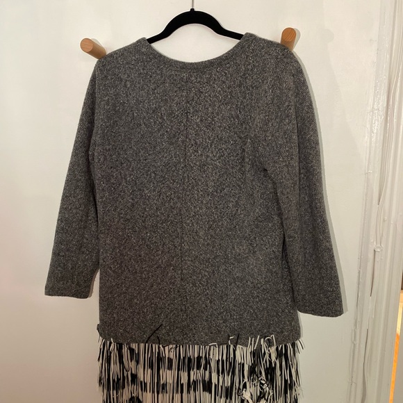 J. Crew Fringe Hem Sweater Dress - Picture 4 of 4